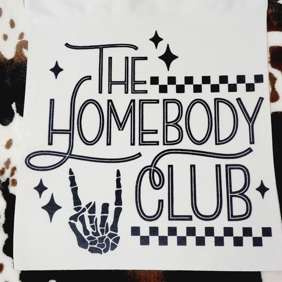 The Homebody Club Canvas Tote Bag - Picture 4 of 8